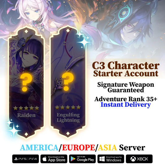 Genshin Impact C6 Characters High End Reroll Account - Limited