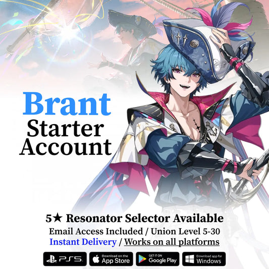 Wuthering Waves Brant Starter Reroll Account