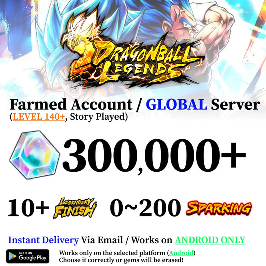 Dragon Ball Legends Farmed Account [Android]