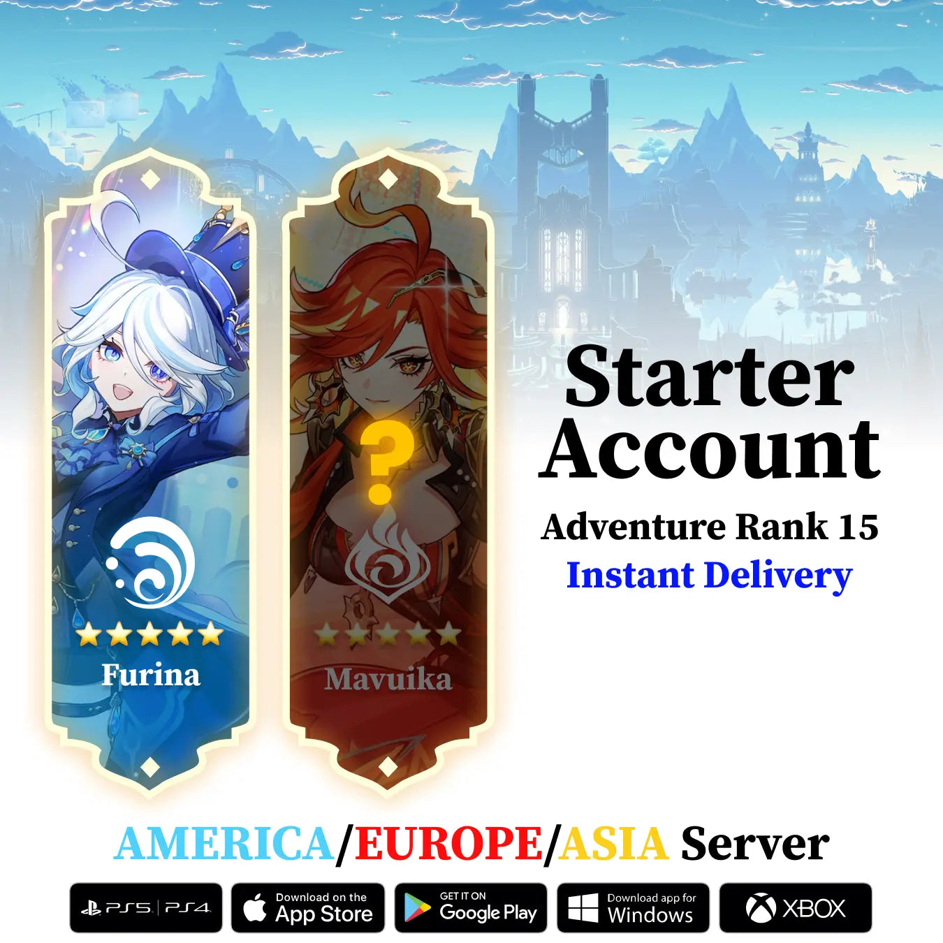 Furina Starter Account