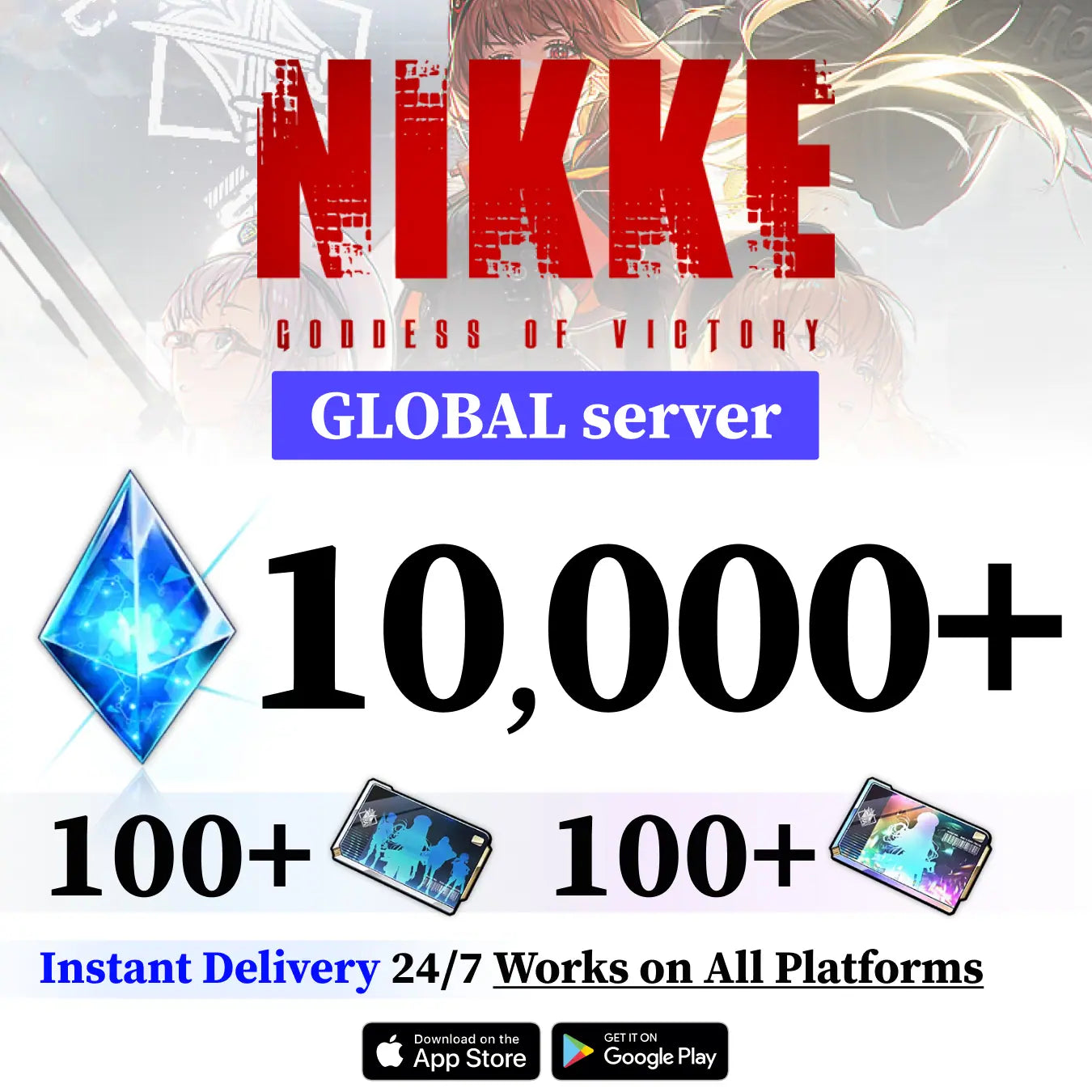 NIKKE Reroll Starter Account with Gems, Tickets & Guaranteed SSRs