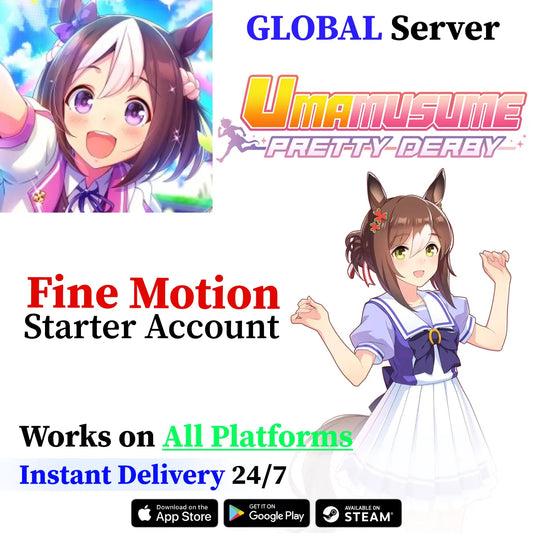 Fine Motion Uma Musume Starter Account [Global]